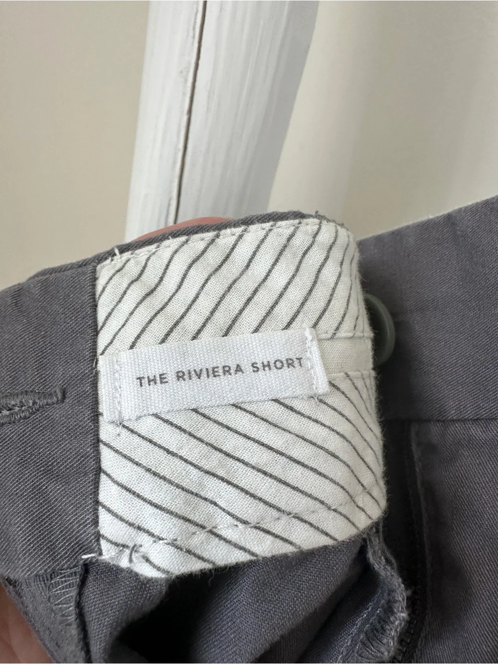 LOFT The Riviera 4” Charcoal Gray Cotton Shorts Size 12